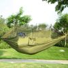 Portable Nylon Swing Hanging Bed Outdoor Hiking Camping Hammock