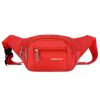 Casual Multifunctional Waist Bag; Adjustable Durable Large Capacity Messenger Bag For Outdoor Sports Running Walking